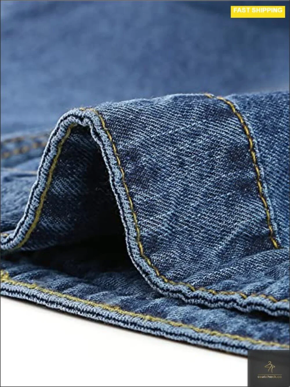 Plus Size Button Denim Jacket - Stitching Washed Casual Long Sleeve